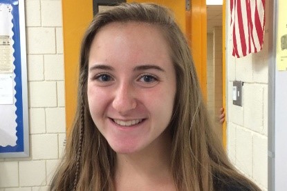 “High school is something that you will remember for the rest of your life, so have fun! Join some clubs, play some sports, do things that make you happy. Activities are a good way to push you out of your comfort zone and teach you things that you could never imagine. Always try your best and don’t be ashamed in what you love to do.” – Emma Spaulding