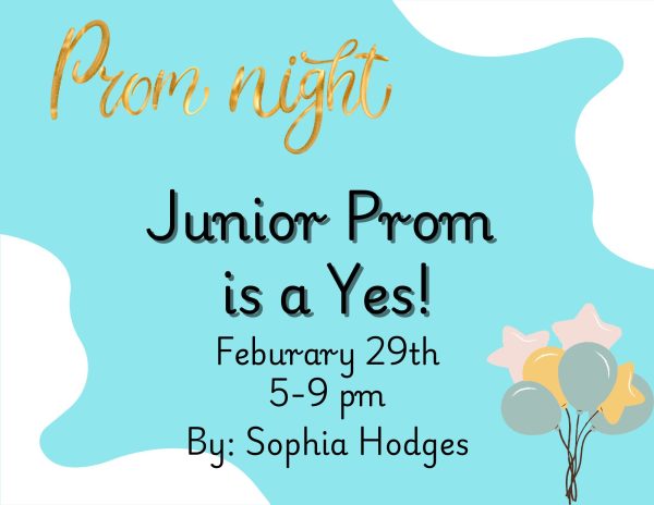 Junior Prom is a Yes!