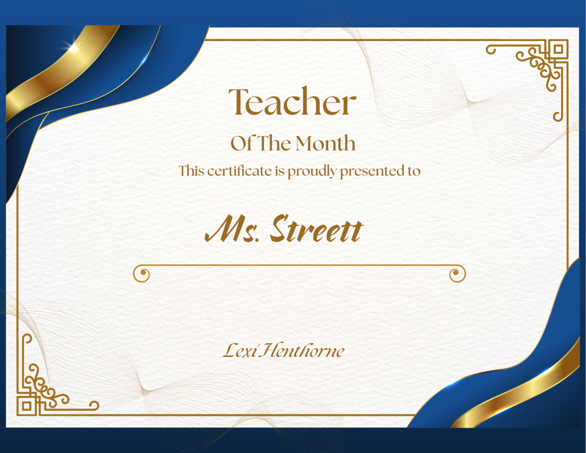 Teacher of the Month