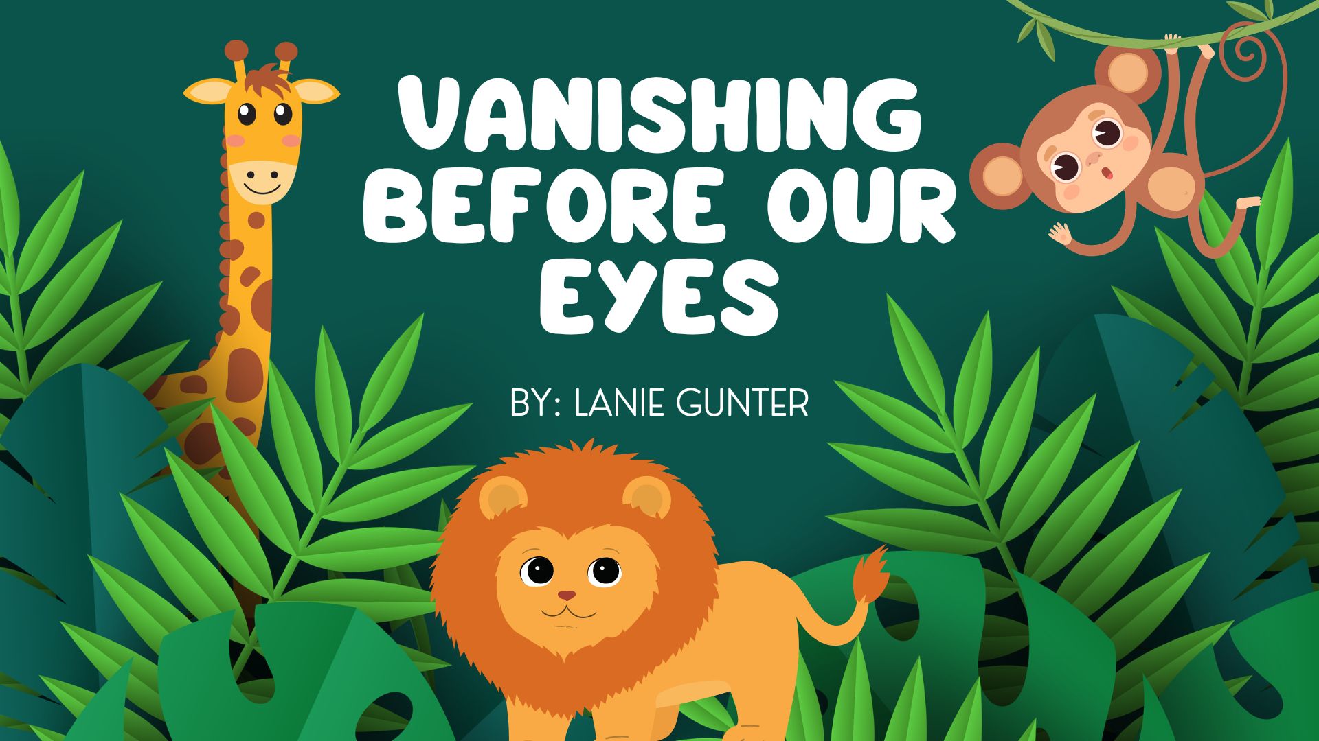 Vanishing Before Our Eyes